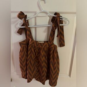 NWOT Ulla Johnson Iris Tank in Mahogany